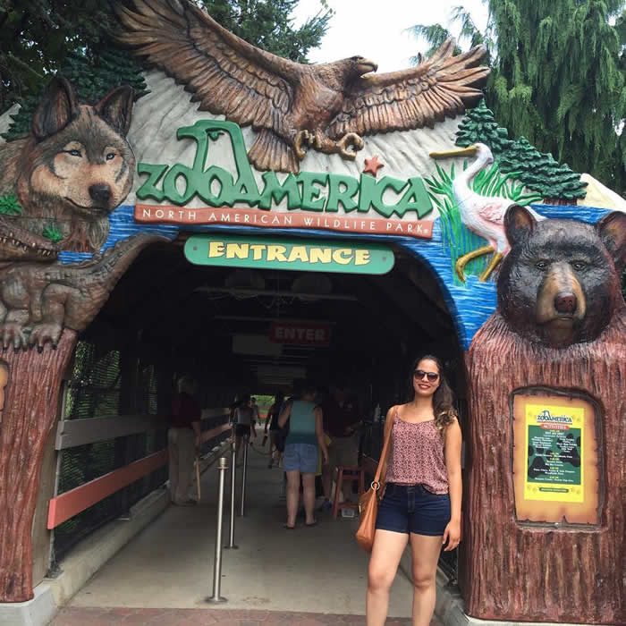 hersey_mari_fappi_instagram ZooAmerica entrance